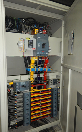 Imagen de una subestación electrica